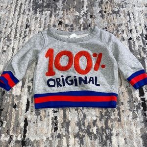 Baby Gap “100% Original” 6-12 Months Sweatshirt